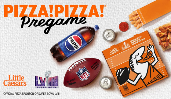 Little Caesars and the NFL Pizza! Pizza!® Pre-Game Promotion